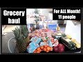 JULY Once-A-Month Grocery Haul for our Family of 9 KIDS!