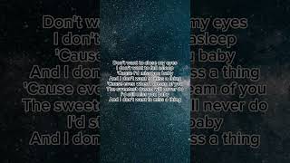 Don't Want To Miss A Thing - Aerosmith (Lyrics) Short