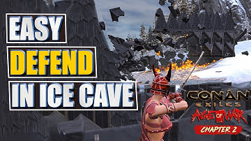 Mastering Ice Cave Defense: Outsmarting Russian Raiders-Conan Exiles Age Of War Chapter 2 Pvp & Raid