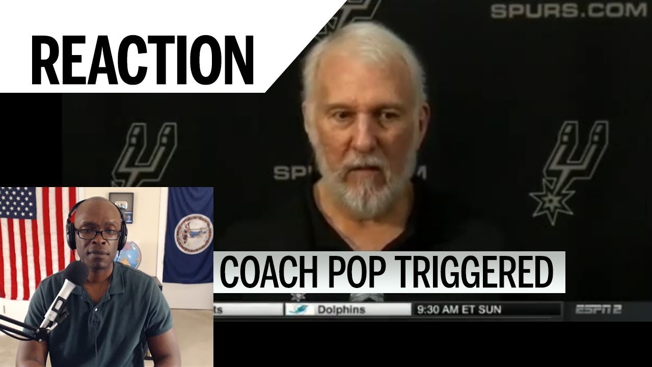 NBA Spurs Basketball Coach Gregg Popovich Cries About Trump; Becomes Vocal SJW (REACTION)