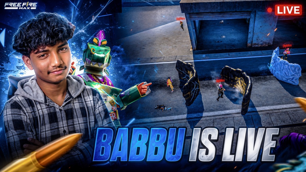 Sunday Funday With FreeFire 😍  Babbu Gaming is Live - Telugu Gaming Live #babbugaming [1]