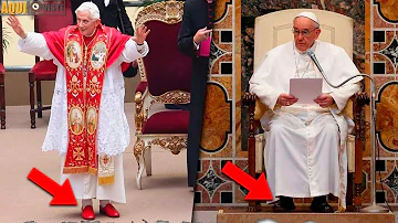 ¿Por qué el Papa lleva zapatillas rojas?