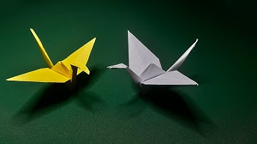 How To Make a Paper Crane - Origami Crane - Step by Step Tutorial