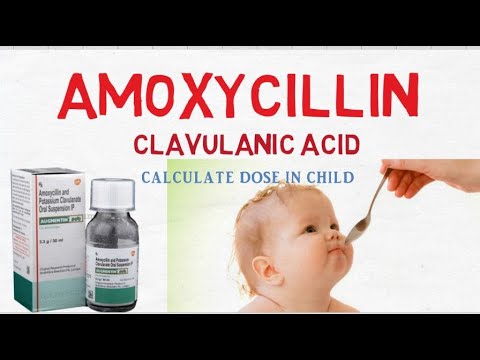 Amoxicillin  potassium  Clavulanate dose in children