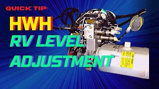 HWH Level Adjustment Zero Point _ Tiffin Motorhome or Class A Rv