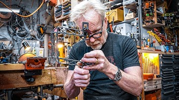 Adam Savage Learns Precision Jewelry Cutting!