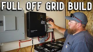 Building a Complete Off Grid System + Generator & RV Hook Up!
