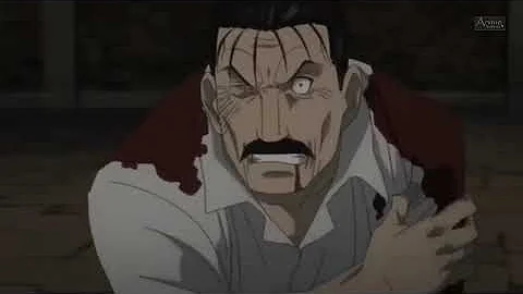 Ed Blaylock as Fuhrer King Bradley in Fullmetal Al...