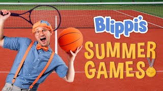 Blippi's Sports Summer Games Movie | Kids Movies | Educational Videos For Kids image