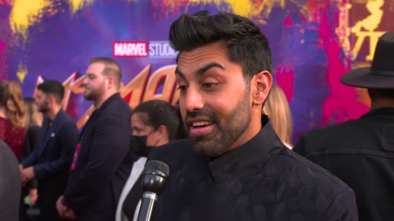 Saagar Shaikh Interview 'Ms. Marvel' Red Carpet