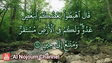 سورة الأعراف من الآية 19 إلى الآية 30 مكتوبة | بصوت القارئ الشيخ محمود كلداري