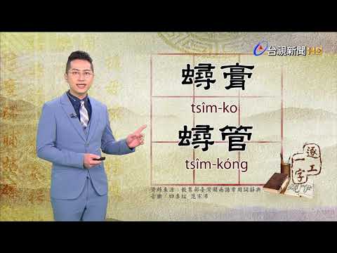 2020.4.29.台視台語新聞逐工一字「蟳」（tsîm）