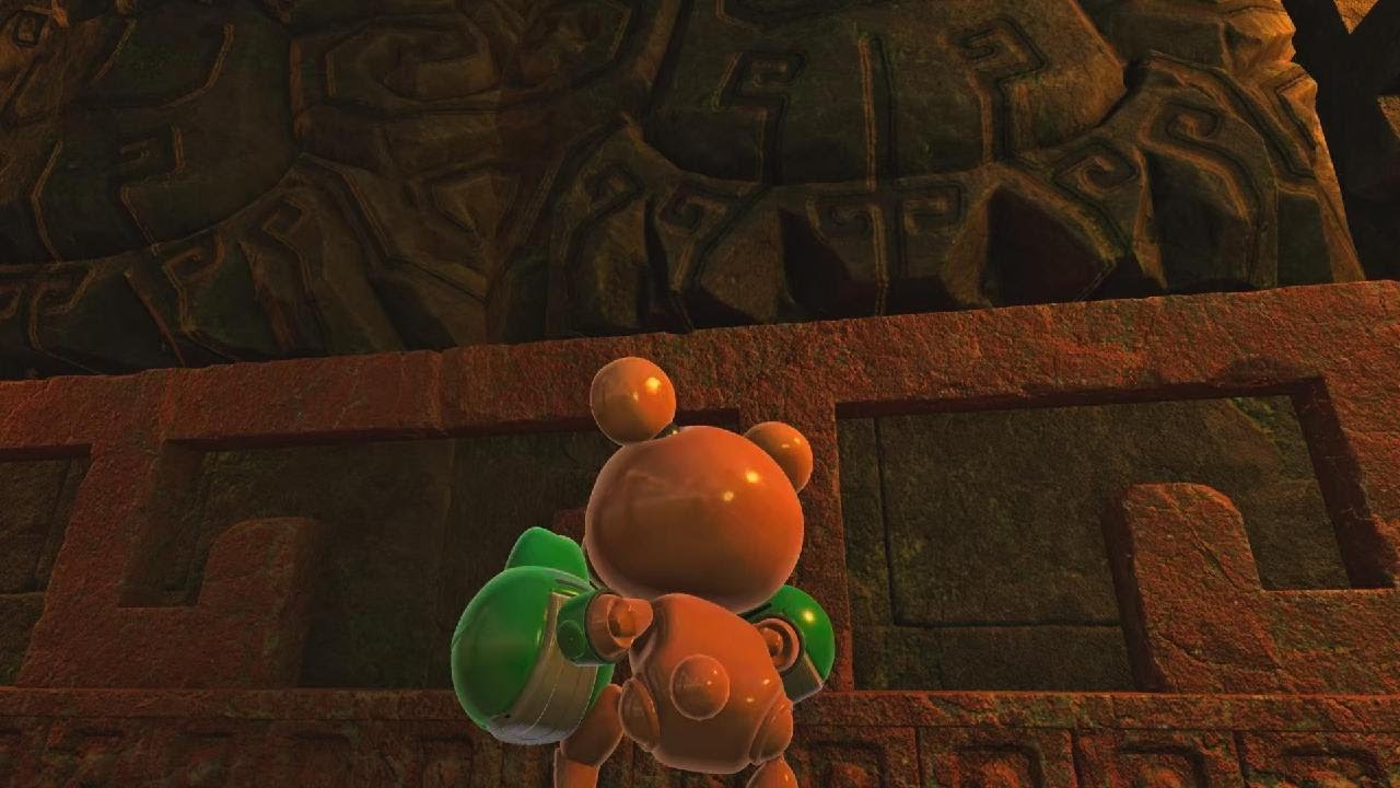 ASTRO BOT Az-Tech trail hidden secret level exit entrance to Fan Club