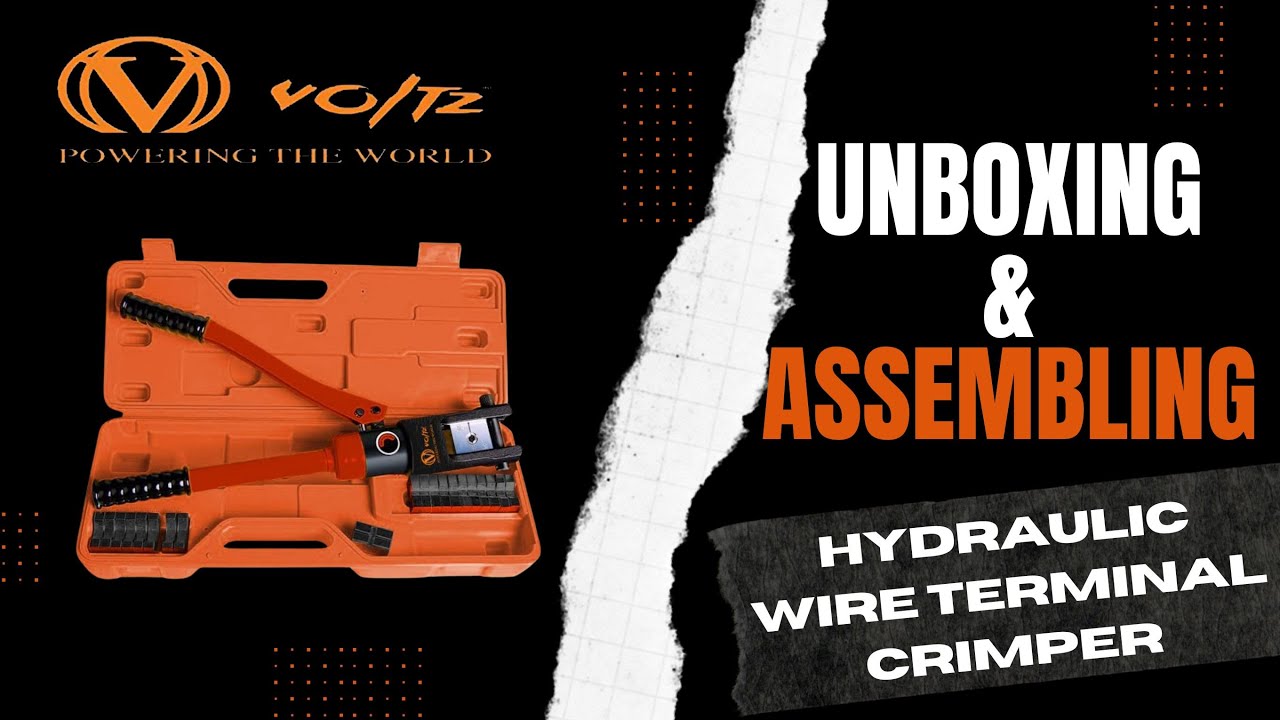 VOLTZ VZ-HC 400 – 20 Ton Hydraulic Wire Terminal Crimper (16–400mm²)