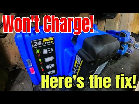 Don't Trash it! Make it Charge! -Kobalt 24V Battery Fix - Jumpstart Your  Batteries 