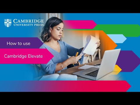 How to use Cambridge Elevate for distance teaching and learning Webinar