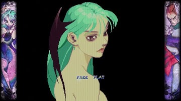 Capcom Fighting Collection: Darkstalkers T.N.W - MORRIGAN AESNLAND ARCADE MODE