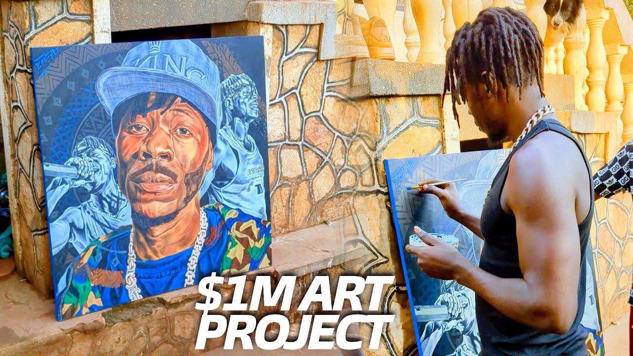 Alien skin The $1,000,000 Art Portrait for Uganda Museum. - YouTube