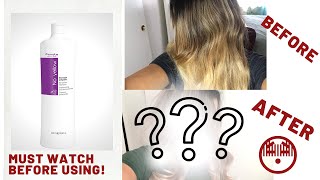 GET RID OF BRASSY YELLOW HAIR IN 5 MINUTES AT HOME / FANOLA NO YELLOW SHAMPOO / QUARANTINE EDITION