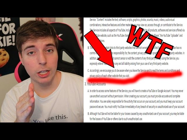 Reading The Youtube Terms Of Service