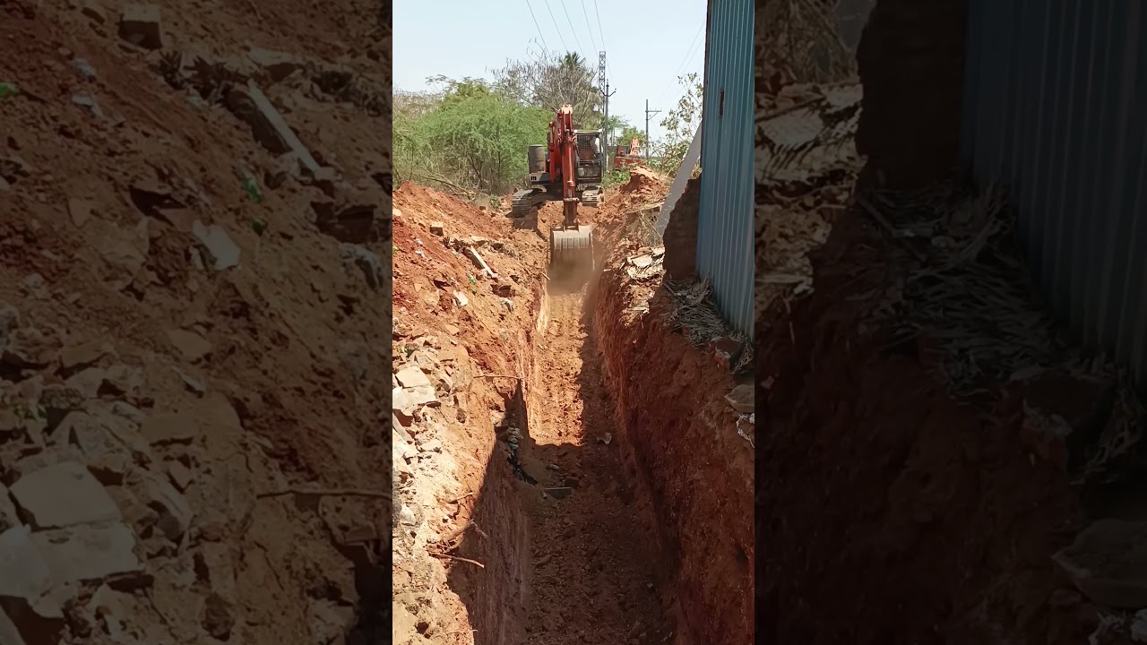 Tranching under progress in my site