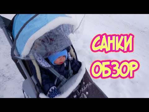 САНКИ КОЛЯСКА НИКА Нашидетки. ОБЗОР. Минусы и плюсы.