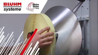 Alpha HSM Materialwechsel | Change of Labelroll | Bluhm Systeme