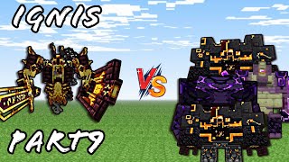 Ignis vs all monstrosity fight minecraft part 9