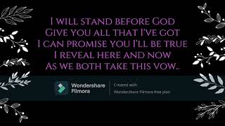 So in love with you by U.N.V - Lyrics