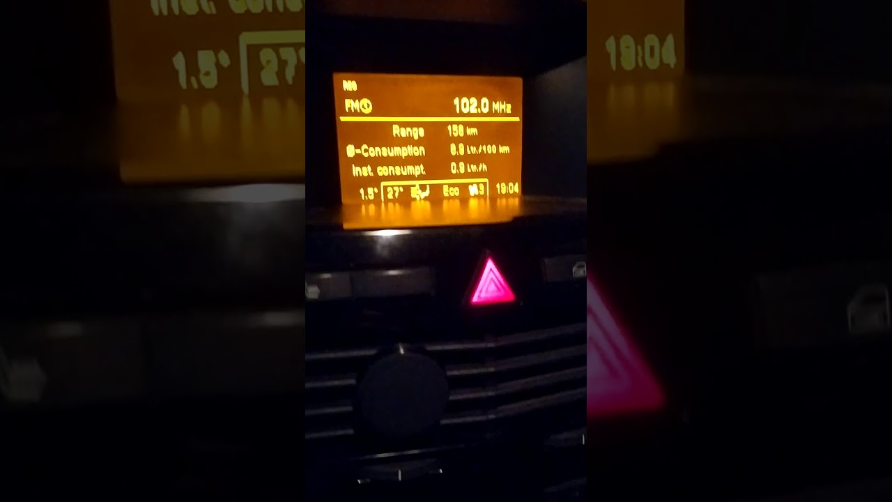 Бортовой компьютер температура охлаждающей жидкости на Опель Астра H ...