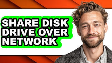 How to Share Disk Drive Over Network (only Way)