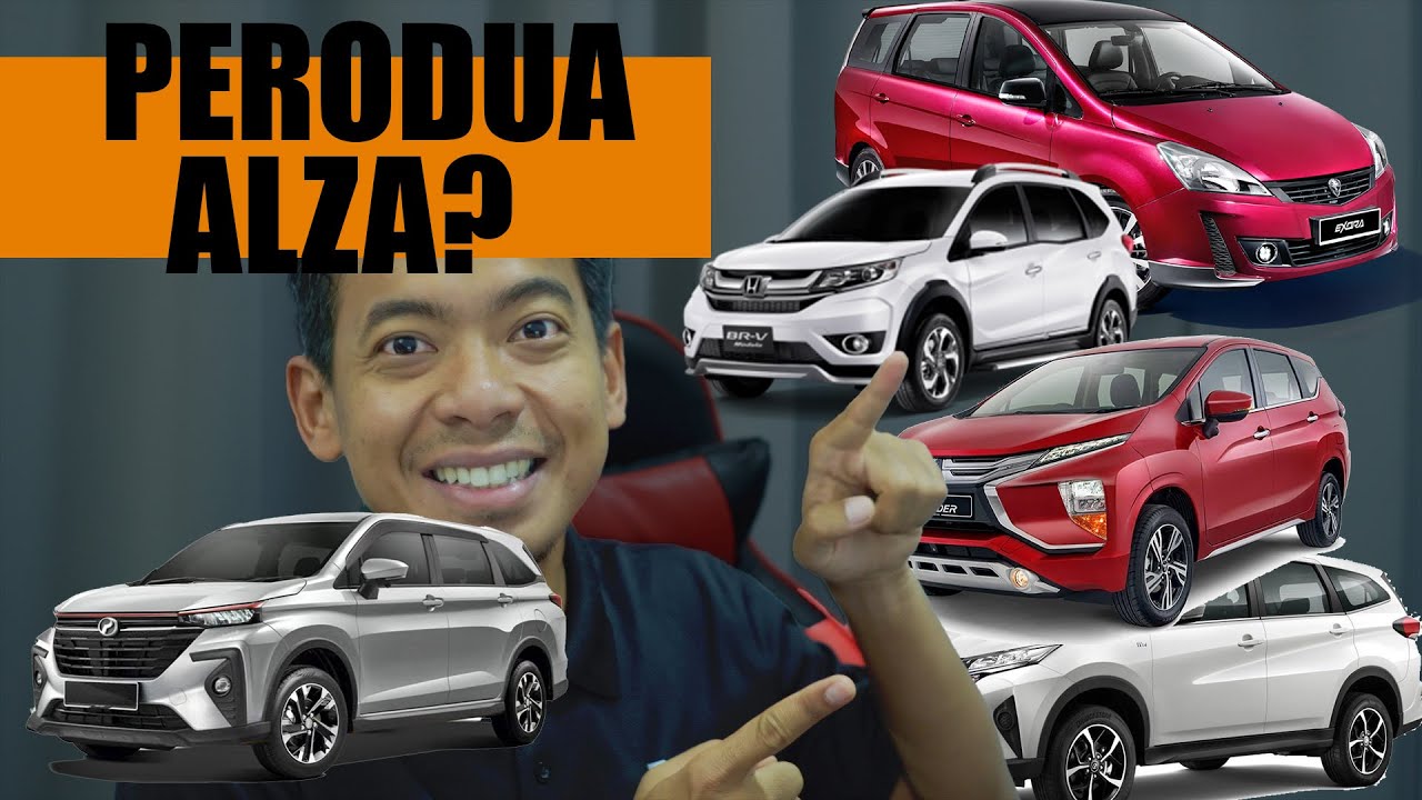 Perodua Alza 2022 vs Mitsubishi Xpander vs Honda BRV vs Proton Exora