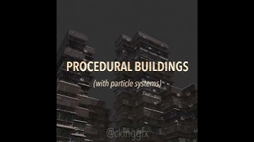 How to Make Procedural Buildings in Blender