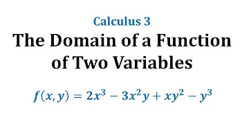 Determine the Domain of a Function of Two Varaibles: Polynomial