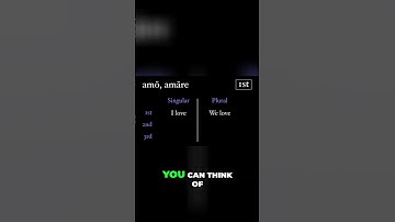 Mastering the Basics of a Latin Verb - Singular and Plural #learnlatin #latin #languages