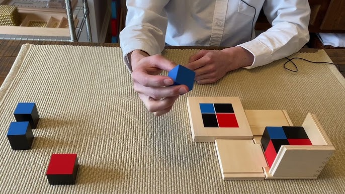 The Montessori Binomial Cube: Purpose and Presentation — The Montessori-Minded  Mom