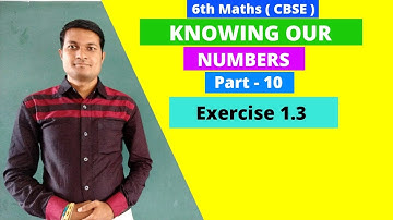 6th Maths|Knowing Our Numbers, Exercise 1.3 (Estimation)(CBSE)