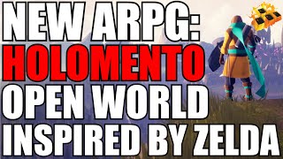 New Open World Permadeath Action RPG inspired by Zelda!! Title: HOLOMENTO!! Trailer & Gameplay!!