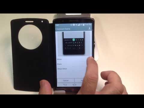 LG G3 Tips:  How to change the theme of the keyboard