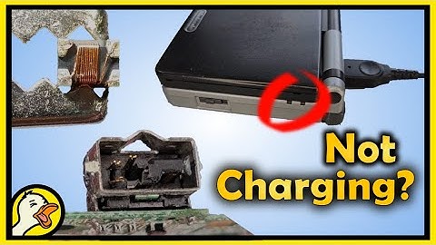 Gameboy Advance SP Not Charging Fix | Charge Port and EM8 Filter