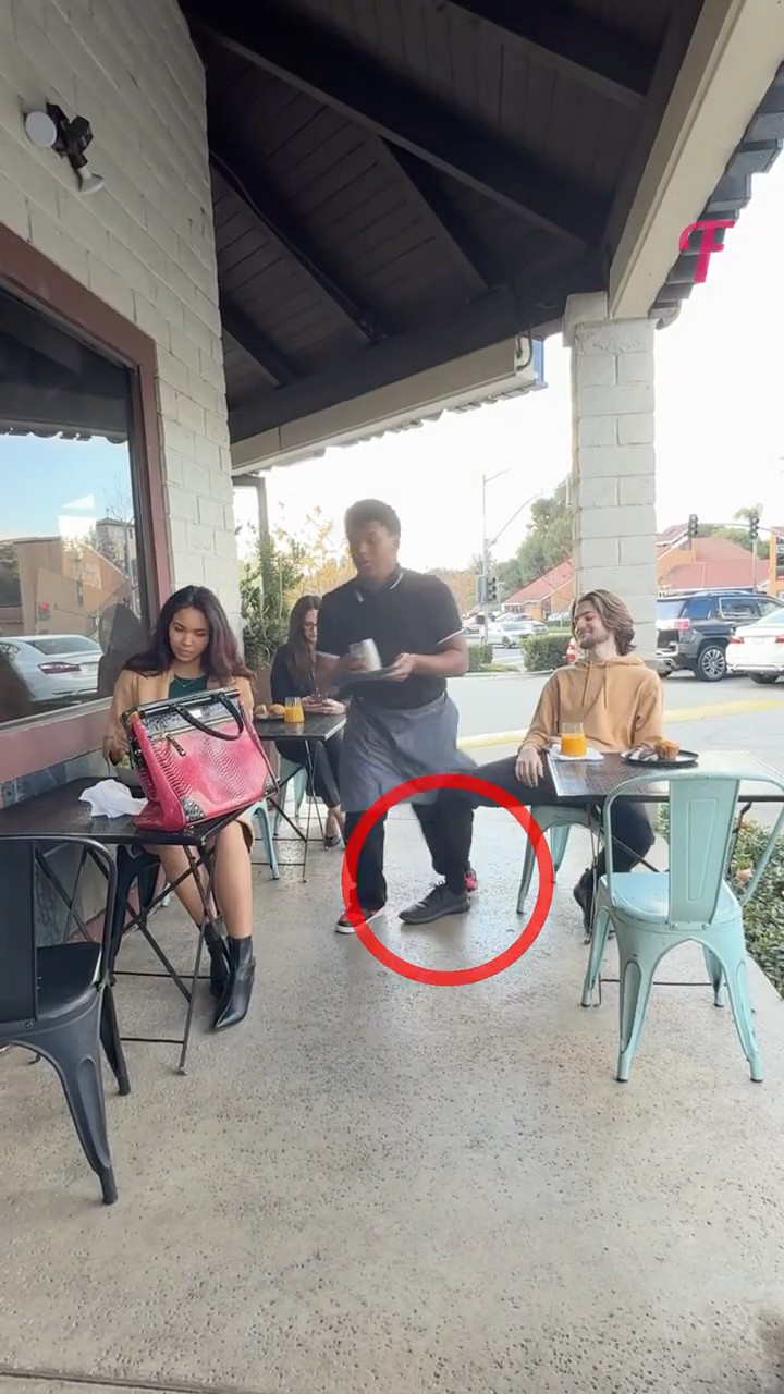 Rude Guy Trips the Waiter on Purpose But Gets What He Deserves! #shorts
