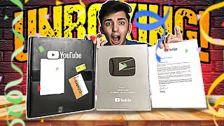 UNBOXING My 100K Silver Play button?