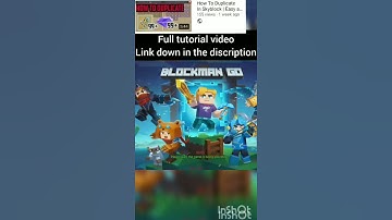 How I Get 1 Chest of Emerald Blocks In 1 Day | Duplication In Skyblock | Blockman Go | #Shorts