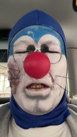 本氣のドラえもんメイクでハロウィン