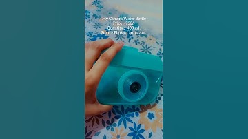 Camera 📸 Water Bottle #youtubeshorts #shorts #waterbottle #viral