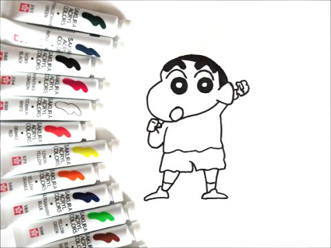 人気キャラクター しんちゃんの描き方 クレヨンしんちゃん How To