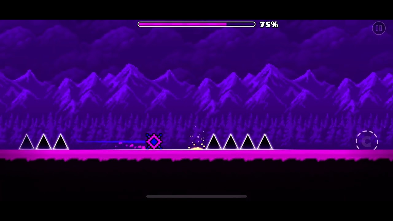 My first geometry dash level - YouTube