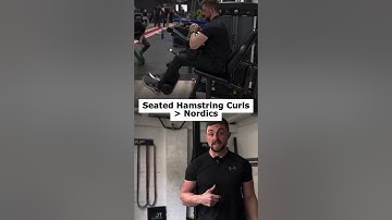 Seated Hamstring Curls are better than Nordics.