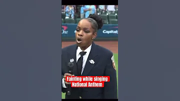 Fainting While Singing National Anthem Fyp Nationalanthem Funny Shorts Viral Funnymemes 