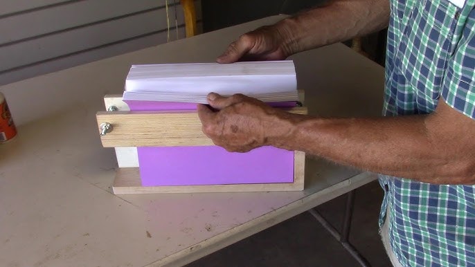 DIY Book Press - No drilling required! 